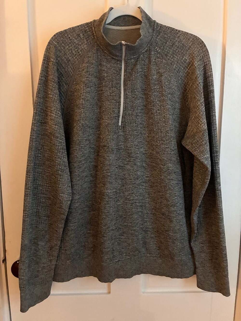 Lululemon Engineered Warmth Half Zip Gray 1/4 Zip Pullover